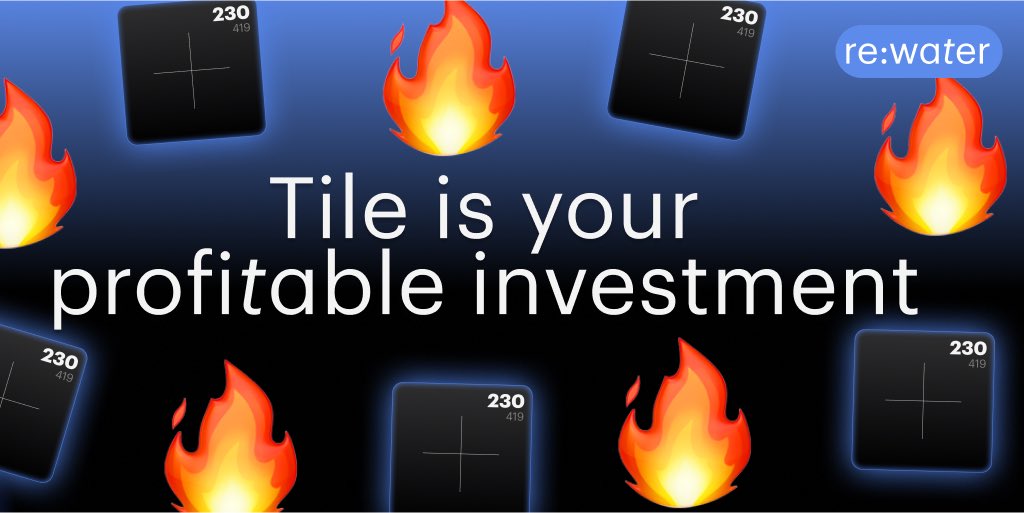 rewaternow's tweet photo. ✅Thanks to Tile, you become a full member of the project.

✅There are a limited number of Tiles in the project and their price is constantly growing.

✅Already on November 3, the price of Tiles will increase!

Buy Tiles right now👉🏻https://t.co/StgdqQJQIh https://t.co/1jfyjLEGqJ