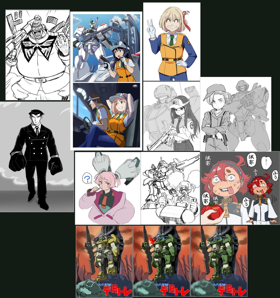 #今月描いた絵を晒そう 