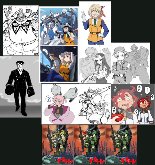 #今月描いた絵を晒そう 