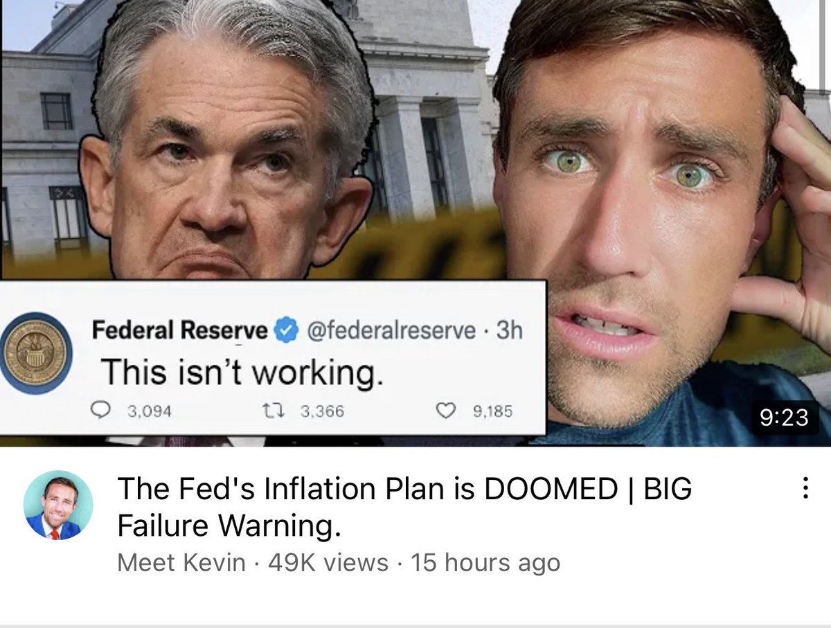 MrJonTrader's tweet photo. I used to like this guy but he’s a fraud. He’s been promoting a market crash for 2 weeks now with headlines such as “market crash -50%”. Since then $spy has rallied over $40. Cancel #meetkevin join the #freedomtradersarmy link in bio https://t.co/PerYzgy3oA