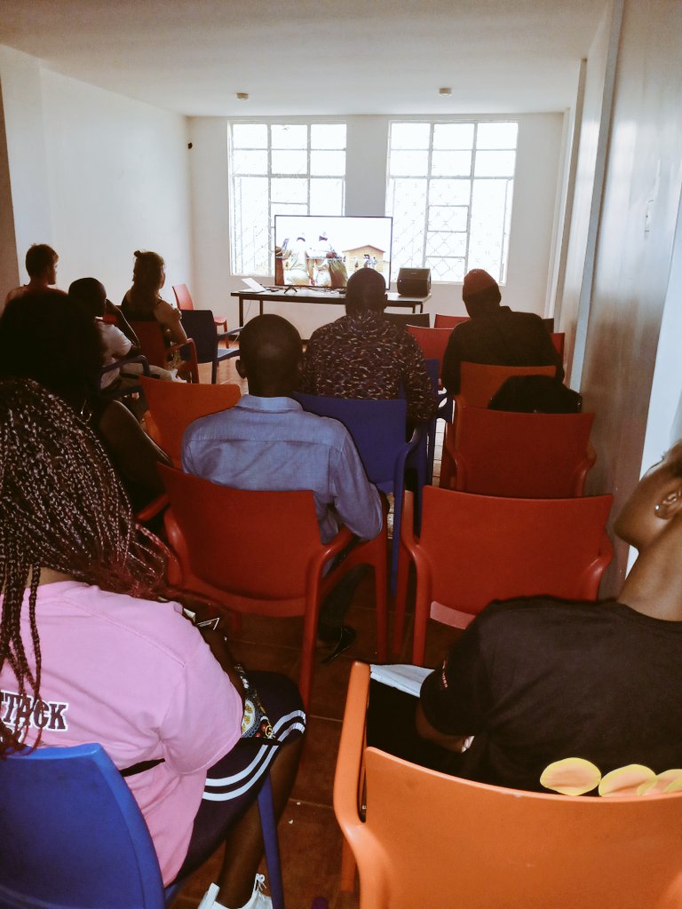 UoxJinja's tweet photo. Ousmane Sembène's cinematic achievements are examined in his films like #Mandabi and #Xala, plus #Sembene Documentary all watched today at Innovation Village - Jinja. #SembeneAcrossAfrica https://t.co/u2COMXyxw2