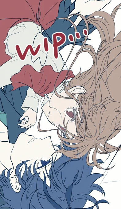 Ibイラコンの絵描いてますが、今まだ線画も終わってない状態なので、間に合わない可能性…! 