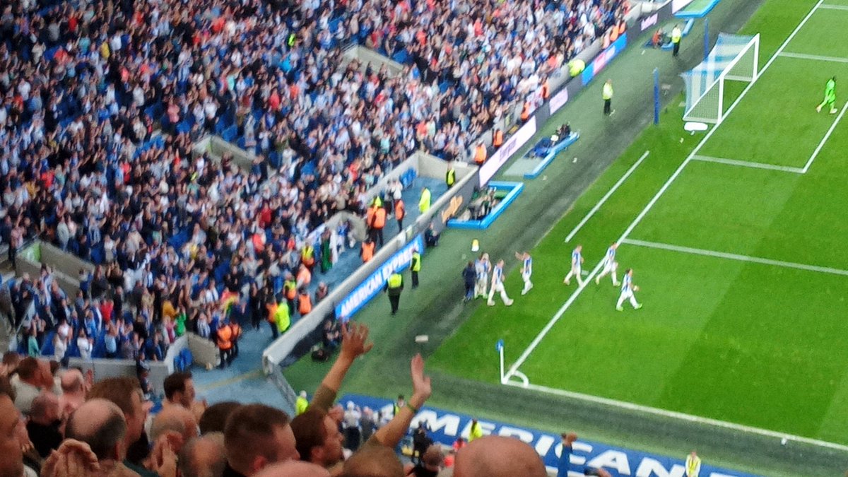 wearebrighton's tweet photo. Brighton 4-1 Chelsea. The Albion beat Chelsea in a league game for the first time ever. The first time in 121 years. How is that for a history lesson, Graham Potter? #BHAFC https://t.co/1akfL8noP6