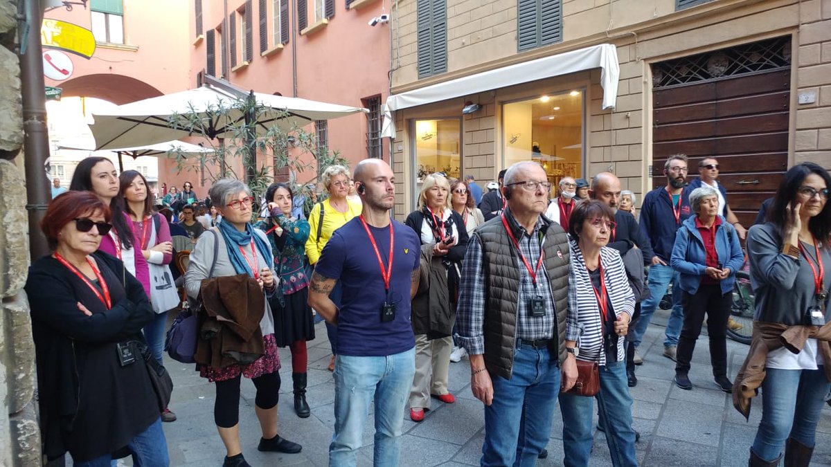 In centro a #reggioemilia per la parte sul campo del nostro convegno "Buco Nero" incentrato sulle violenze fasciste del biennio 1921-22 nella provincia reggiana.