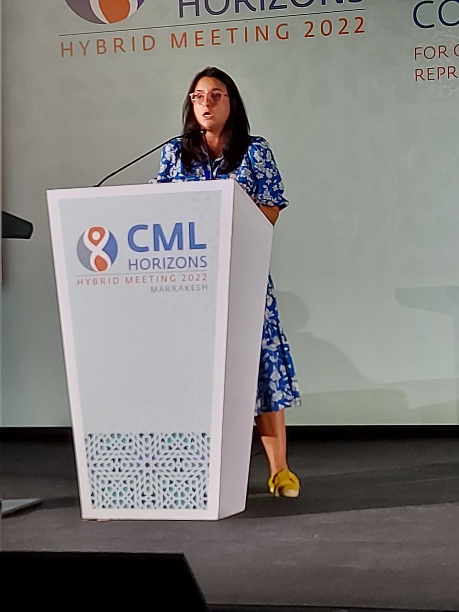 LucyWM18's tweet photo. #CMLHZ22 Jelena sharing on advocacy work in access to ponatinib in Serbia https://t.co/pqgH3PAekU