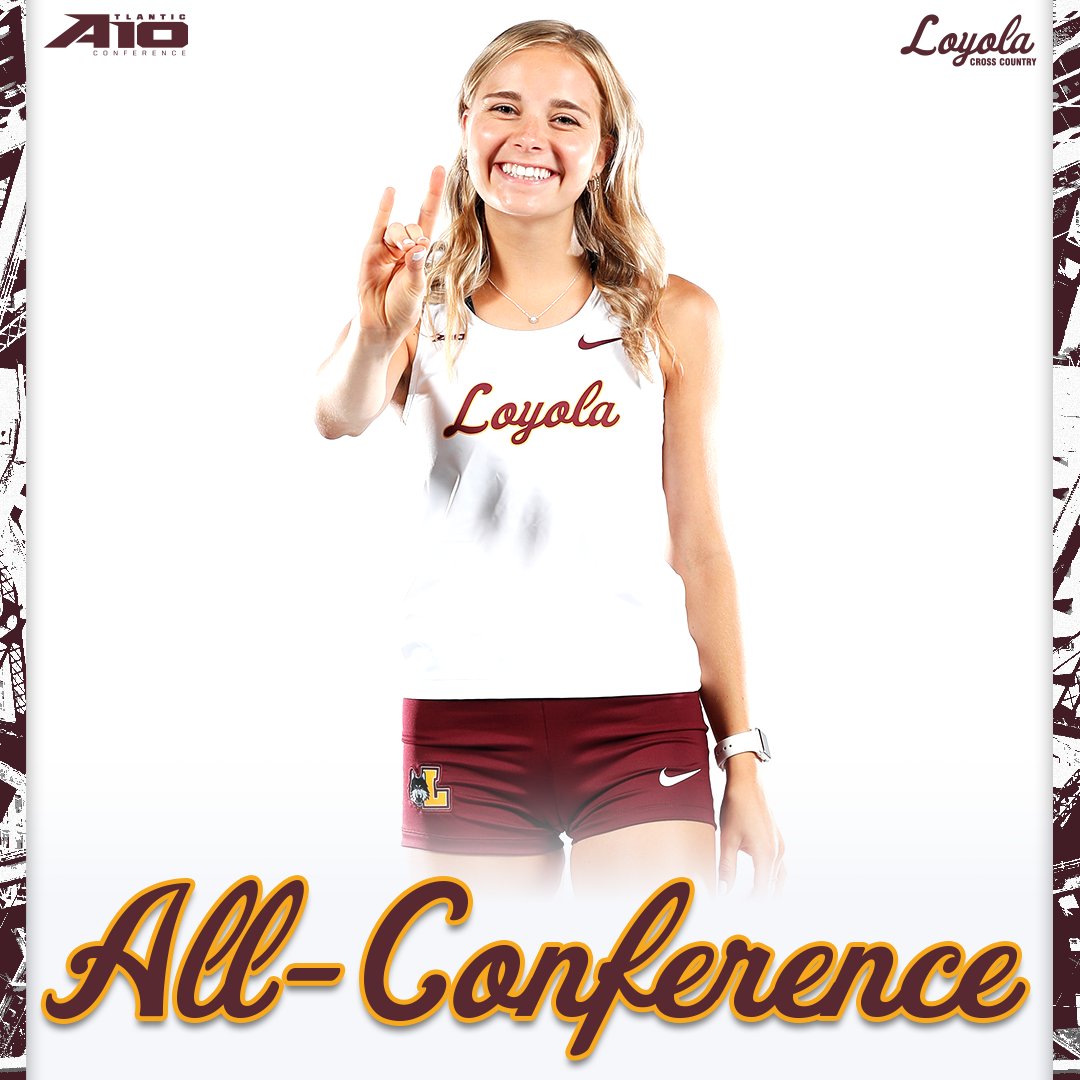#Loyola racks up a league-best 4⃣ #A10XC Women's All-Conference honorees! 

#OnwardLU