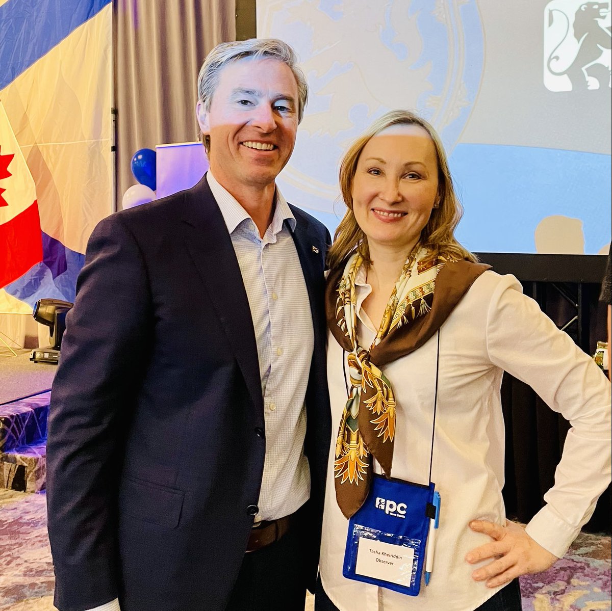 TashaKheiriddin's tweet photo. Great time at #VictoryAGM of ⁦@nspc⁩ in #halifax go team ⁦@TimHoustonNS⁩ ! #progressiveconservative #nspoli #cdnpoli https://t.co/TZVeju5SBa