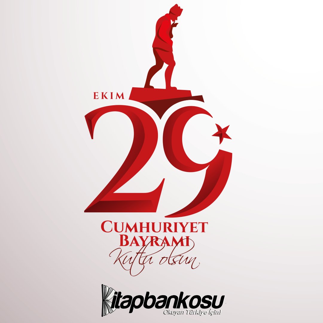 Kitap Bankosu Derneği olarak Cumhuriyetimizin 99.yılını kutlarız. #CumhuriyetBayramı #29Ekim #mustafakemalatatürk #KitapBankosu
