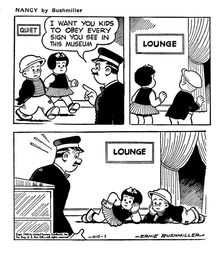 The Best Of Nancy By Ernie Bushmiller AUG 1, 1948