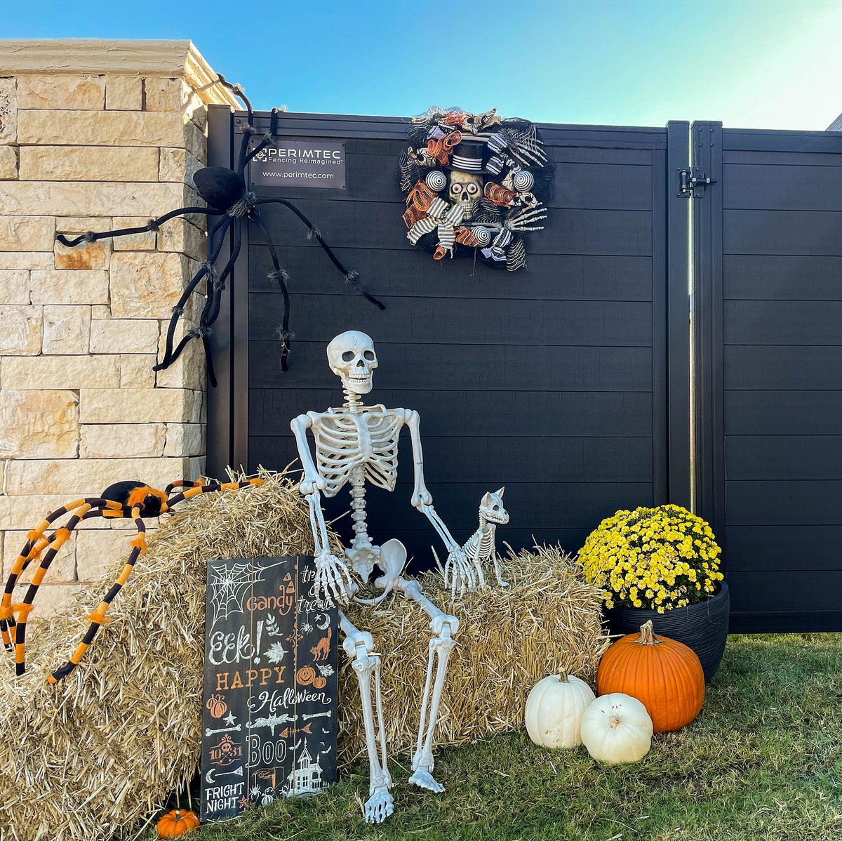 perimtec's tweet photo. A spooky good fence combination 👻 https://t.co/f3zVIEwnvt
