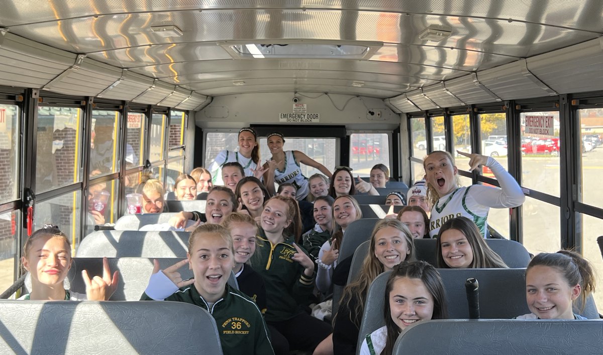 The girls Field Hockey team is on their way to Washington & Jefferson College to compete in the AA WPIAL Championships. Good luck to our Lady Warriors!