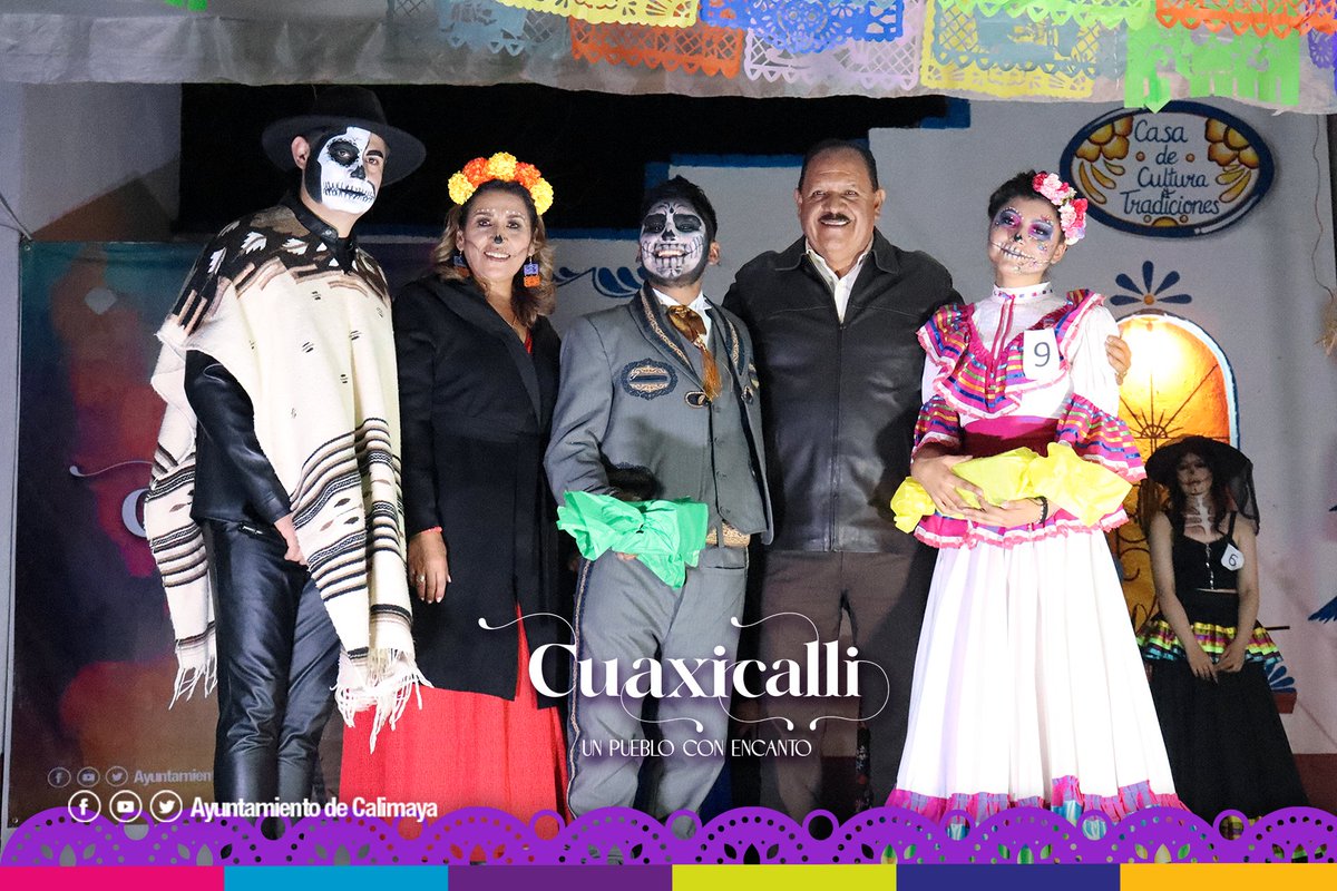 HCalimaya's tweet photo. 🔵 En #Calimaya estamos listos para recibirte en el "Festival Cuaxicalli, Un Pueblo con Encanto”. 🙌
Donde podrás disfrutar de #exposiciones, presentaciones artísticas, obras de teatro y más...
Te esperamos en la Casa de Cultura y Tradiciones a partir de las 17:00 hrs. https://t.co/bbAoRbI5SE