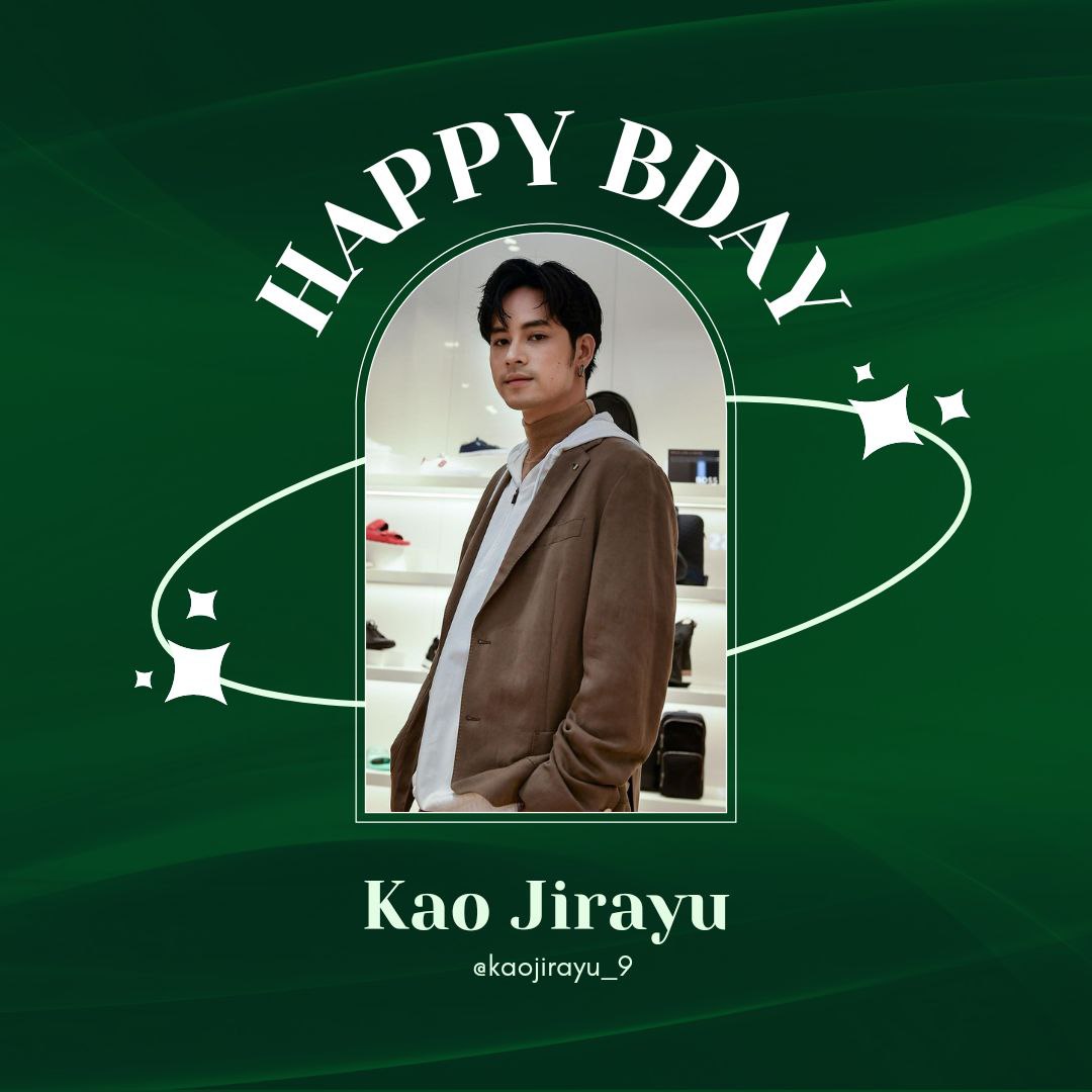 PKTSProductions's tweet photo. Birthdays are a new start, a fresh beginning and a time to pursue new endeavors with new goals. Happy Birthday @kaojirayu_9 !๐ฅณ๐๐
#PKTProductions
#PKTProductionsUpdate https://t.co/CwZ25l5cnc