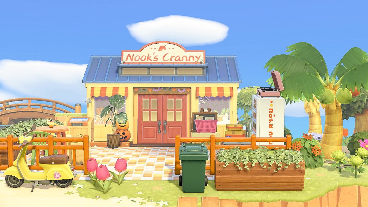 MagicCatGaming's tweet photo. A little work-in-progress area for Nooks🛍

Preset is Meadow by @mads43acnh
Sand Path: MA-7286-2565-3459
Orange Tile: MA-4519-8949-5861
Stones: MA-9307-6110-1400

#acnh #acnhdesigns #acnhdesign #acnhtropical #acnhtropicore #acnhcommunity #acnhinspo #acnhcodes https://t.co/FFf0IwFnsO