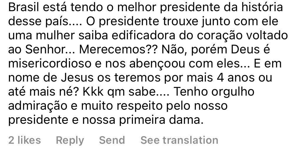FariasAlana's tweet photo. Sim, essa pessoa se referia ao Bolsonaro. Mas gente, em que país esse povo vive? O q ela quis dizer com até mais q 4 anos? Estaria ela incentivando uma ditadura? 🤔 #Eleicoes2022 https://t.co/C5l0Wx6dEk