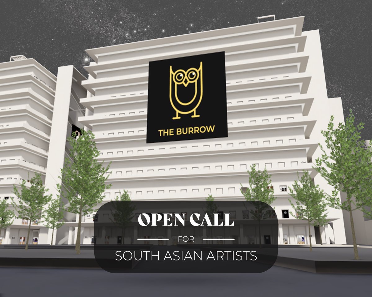 theburrownft's tweet photo. We're inviting South Asian artists in the space to The Burrow Art Museum in @OM100m. If you have an @oncyber gallery filled with beautiful art, send in your info to be a part of OM's 100 Million Project.

apply using the link in our discord: https://t.co/g9evTxw07T https://t.co/AiGGHOE6zI
