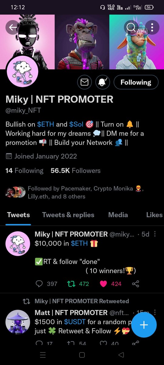 giojlenn_'s tweet photo. @miky_NFT Me please 🥺 https://t.co/upaXdTZLqo