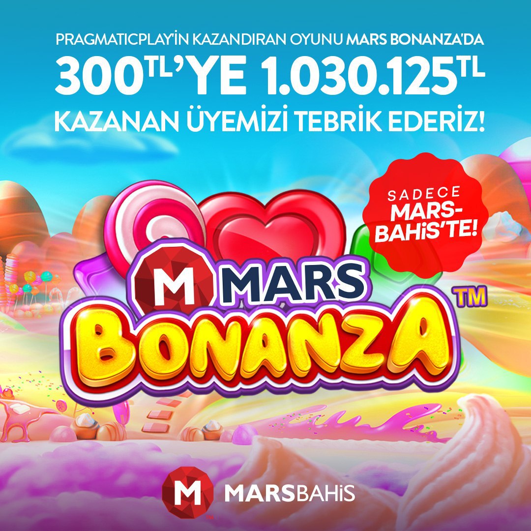 🚀Slot aleminin en sevilen oyunlarından olan Sweet Bonanza, artık capcanlı ve daha büyük ödüllerle birlikte.

✅Marsbahis: bit.ly/3yY6GWX

#Marsbahis