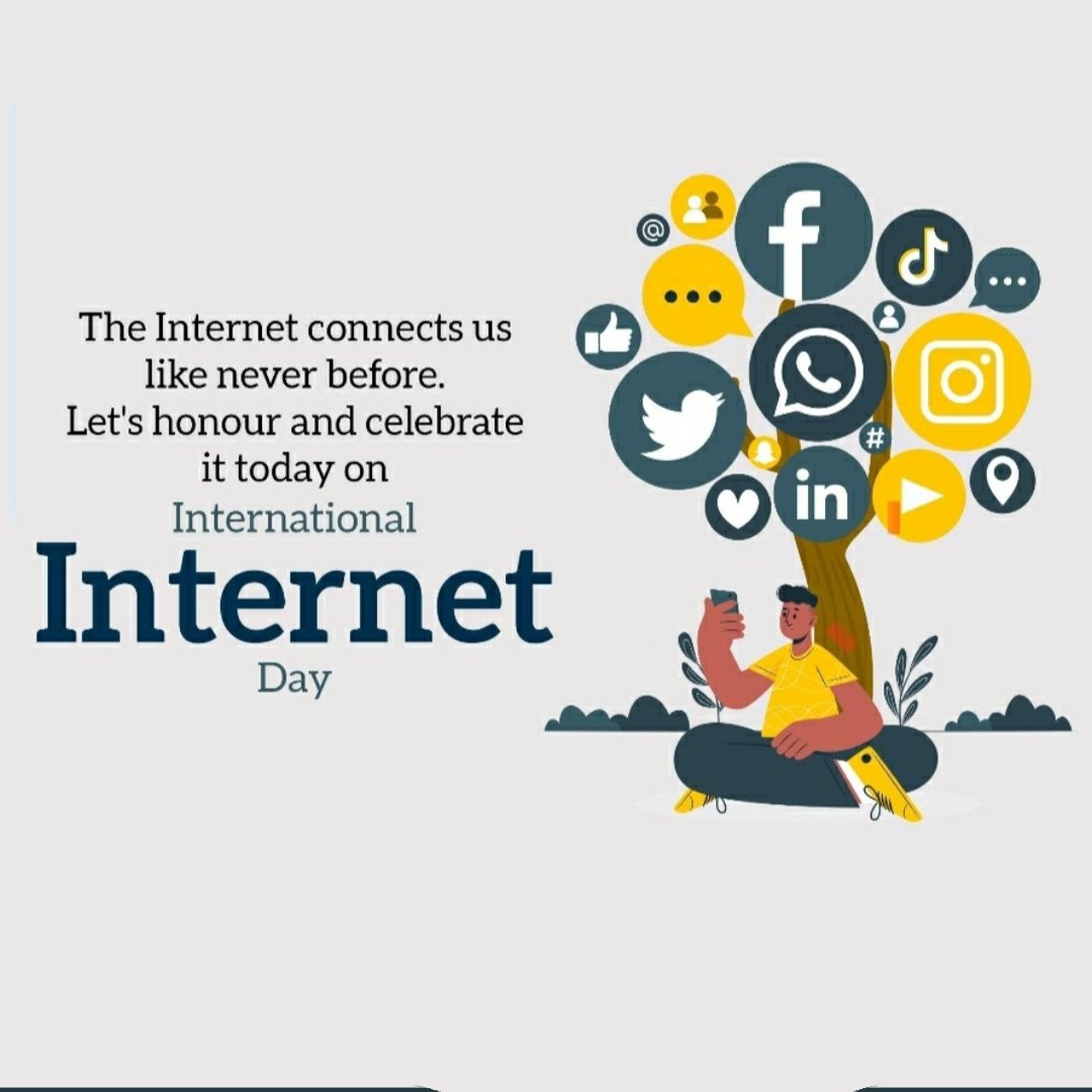 Arabind23166732's tweet image. This International Internet Day, remember that the world is now at our fingertips. Let&apos;s be grateful, as the world has now grown smaller, and most importantly use it as consciously for yourself &amp;amp; also for others too. 🙏🏻❤️
#Internationalinternetday2022