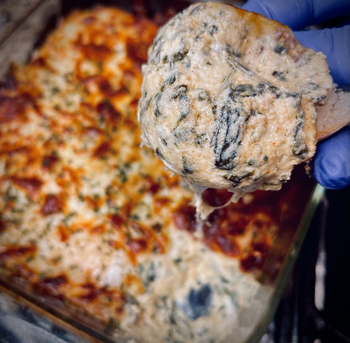 SirSays_'s tweet photo. Made some spinach dip last night 😮💨👨🏾🍳
#Yvonneskitchen https://t.co/ruGOUi2kQb
