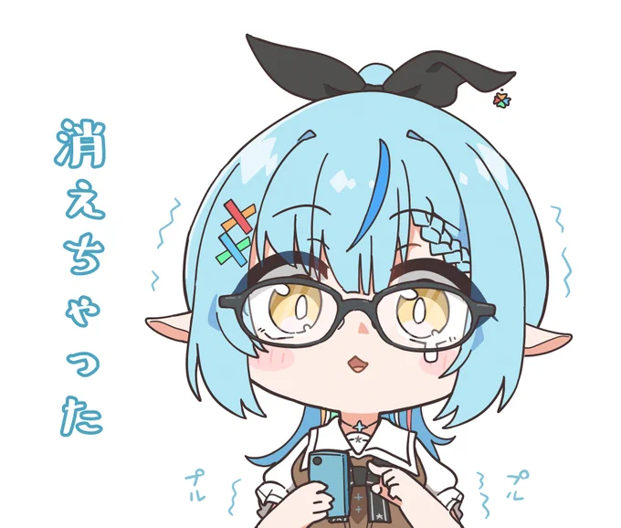 #今月描いた絵を晒そう今月のラミィちゃん 