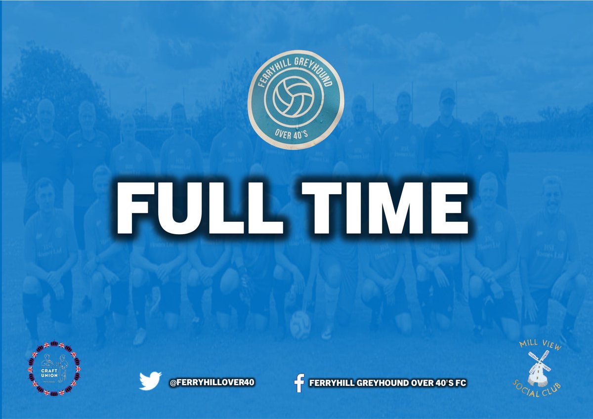 Ferryhill Greyhound 5-3 Penshaw 

We dominated the game but it took a tremendous fightback in the 2nd half from 3-1 down to win the points.

<a href="/Carlbeaso2/">Carl Beasley</a> ⚽️
Stephen Houlahan ⚽️
<a href="/curtwarburton/">curt warburton</a> ⚽️
<a href="/DukesChat/">David Duke</a> ⚽️
Daniel Richmond ⚽️

Up the Hounds! 👊