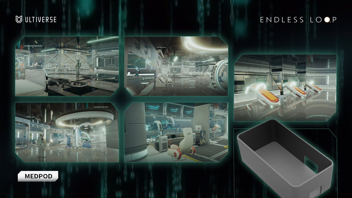 UltiverseDAO's tweet photo. 📢 Check out Aries' Medpod 

Diseases and injuries among the crew can be diagnosed 🩺 by robots thanks to the ship's high-tech medical facilities. Moreover, these advanced robots can even easily carry out the most intricate surgical procedures.

Go ahead and peek inside👇 https://t.co/J6AMnI10su