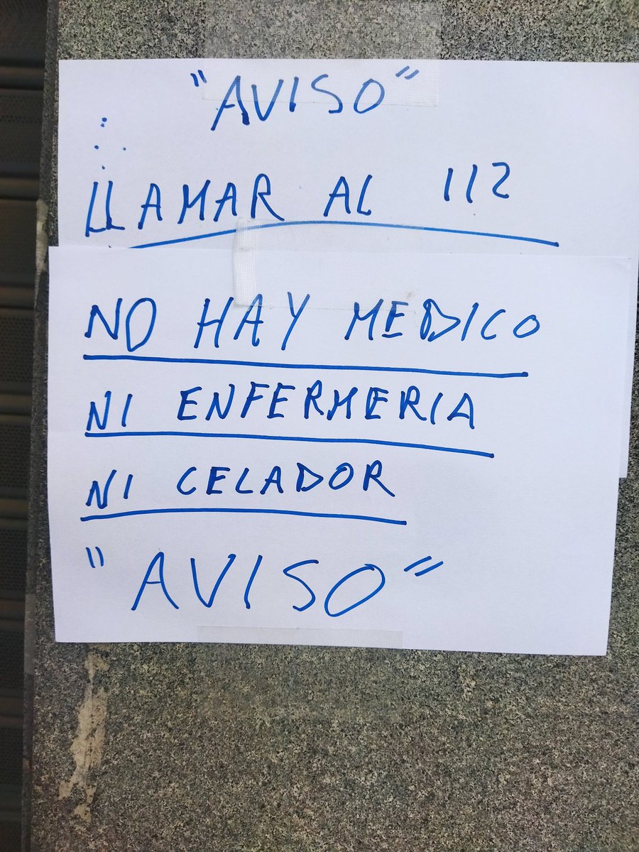 avelinocf's tweet photo. Aviso en el Servicio de Urgencias de Galapagar hoy sábado 29 de octubre de 2022. https://t.co/AnKtgv9xxF