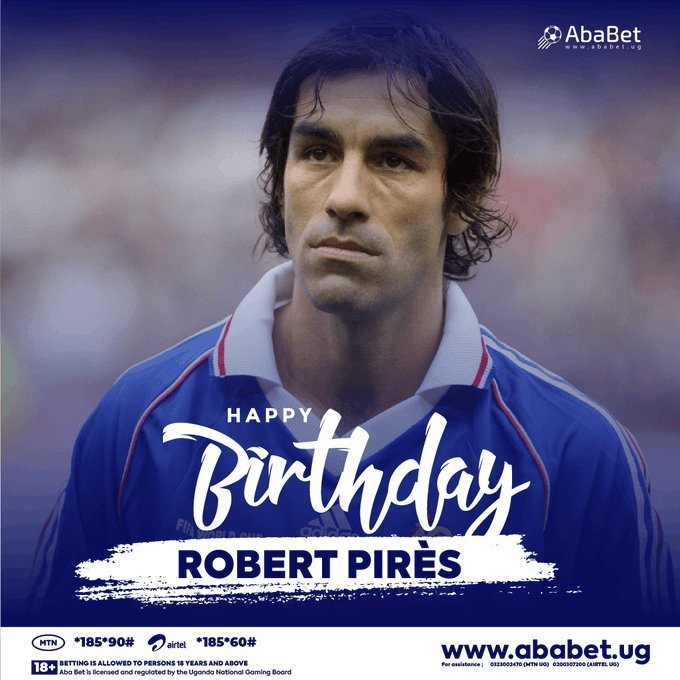 Happy birthday to the football legend, Robert Pires.     
