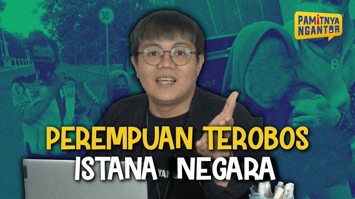 PamitnyaNgantor's tweet image. 2 Berita kali ini sangat menarik dan informatif
Perempuan yang menerobos masuk ke istana Negara dan pemberlakuan tilang online ini harus kalian tahu.
Yuk tonton vidionya
Link Vidio di youtu.be/VF1o8WaxEcw
@nopalgembul di #pamitnyangantor
