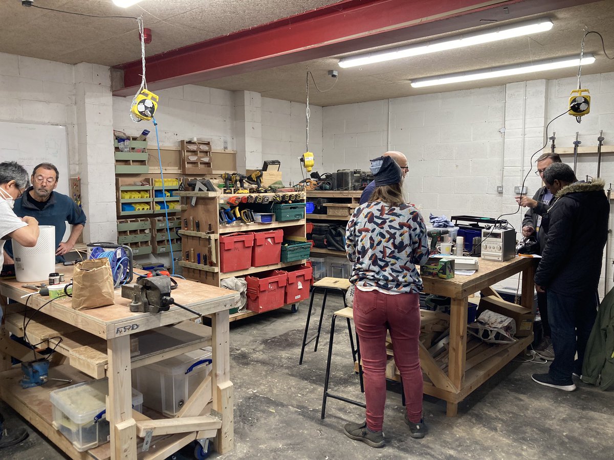 boilerhouse's tweet photo. Over 20 items repaired today at our #repaircafe. It’s hard to think of a project that is more needed right now with the #CostOfLivingCrisis and #ClimateEmergency. As always, hats off to our amazing volunteers that make the event possible. @Maker_of_Things @OneMcr https://t.co/k2F0dDG338