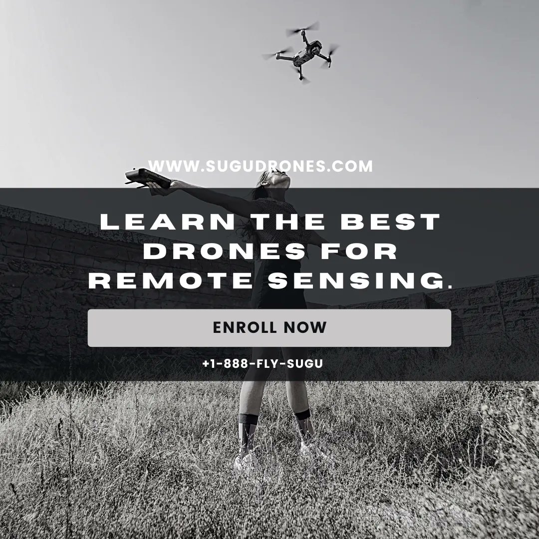 Suguworld's tweet photo. LEARN THE BEST DRONES FOR REMOTE SENSING HERE AT SUGU WORLD INC. 

We have the best drones, tools, accessories, courses &amp; instructors to help you leverage drones for your business. 

Connect with us and start your drone journey with SUGU:
https://t.co/ISf6090hlb
#sugudrones https://t.co/37kisVHM3M