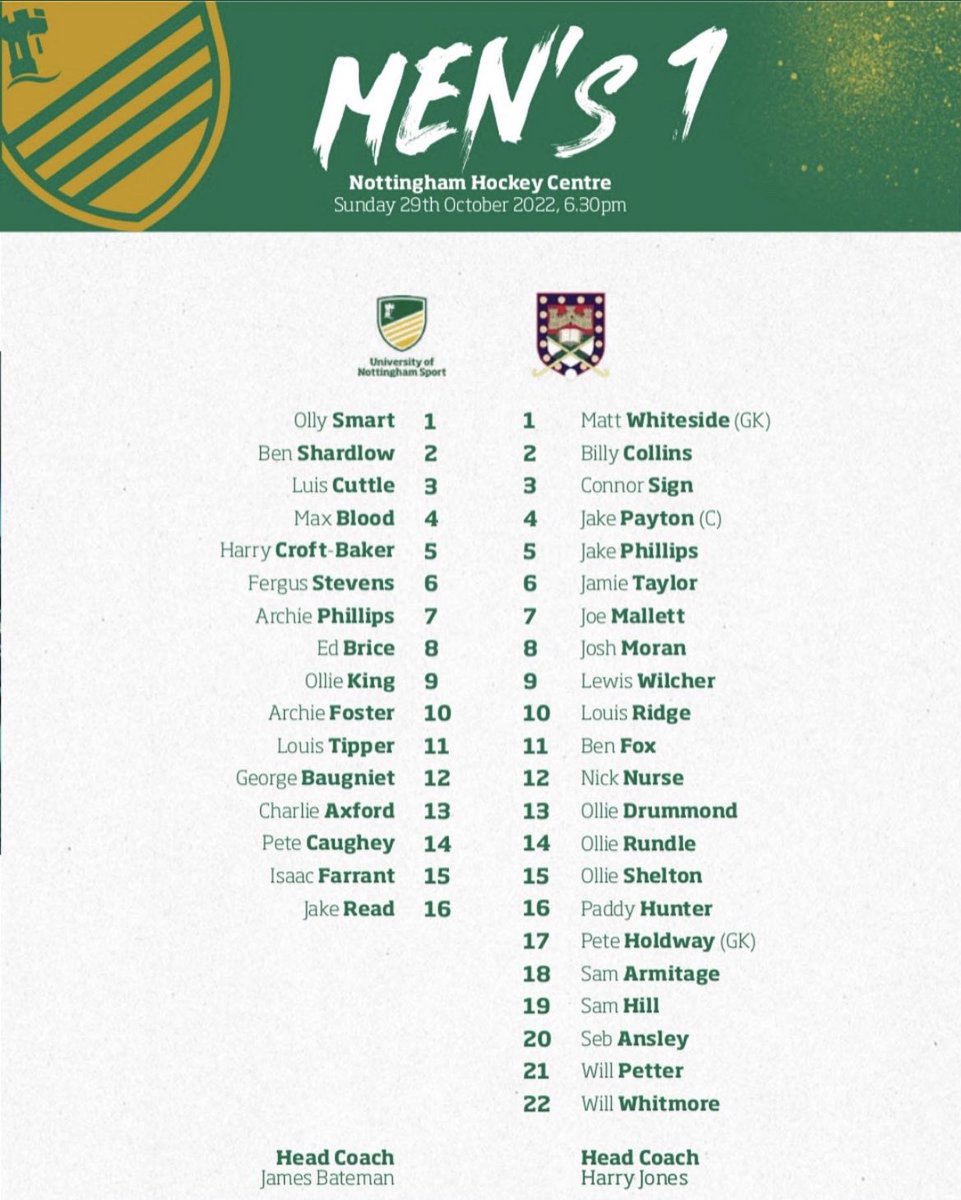 Bedford School HC (@bedfordschoolhc) on Twitter photo In more exciting hockey news, OB Charlie Axford makes his premier league debut for <a href="/uonmhc/">UoN Men's Hockey</a> #greenandgold #eagle #gowell In more exciting hockey news, OB Charlie Axford makes his premier league debut for <a href="/uonmhc/">UoN Men's Hockey</a> #greenandgold #eagle #gowell