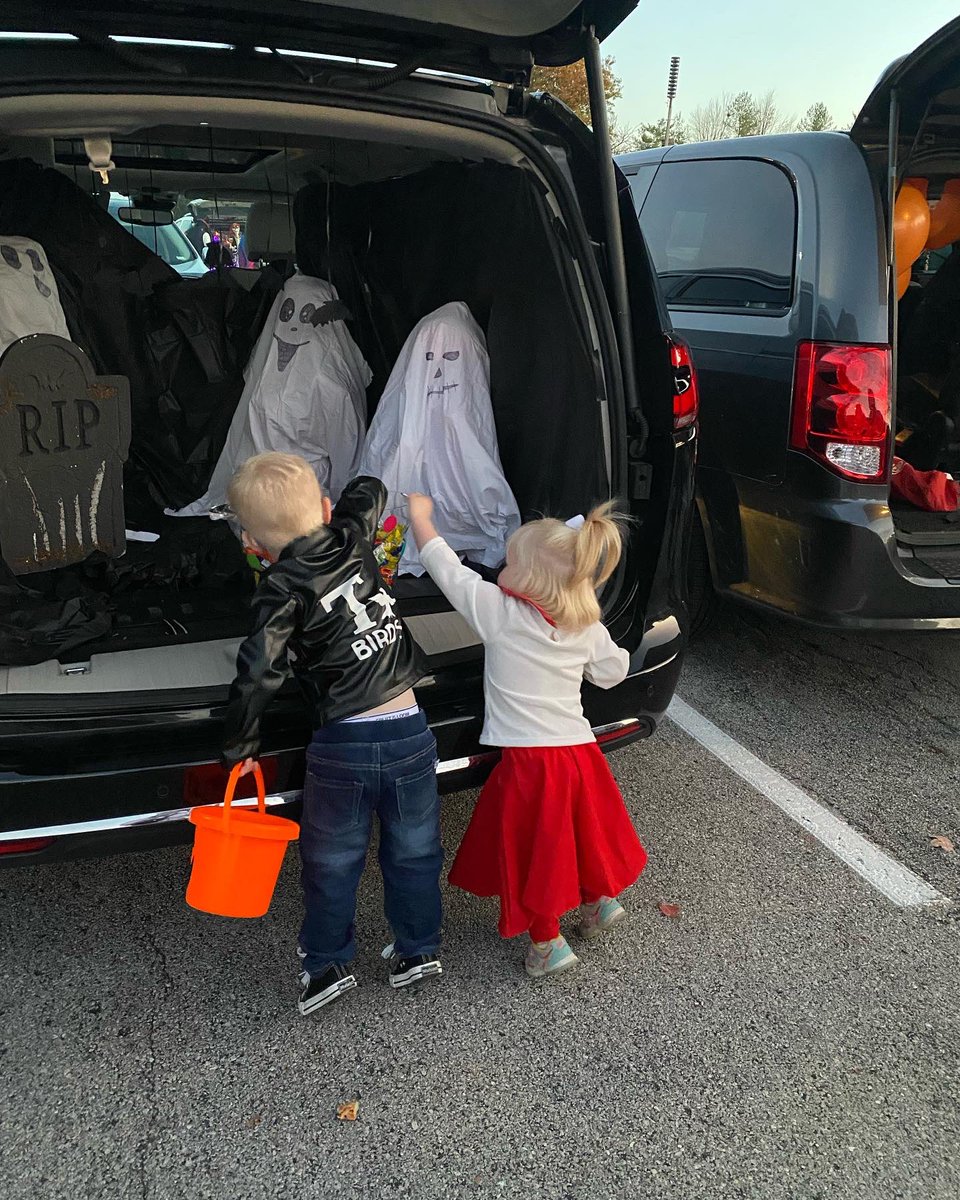 My own little Danny and Sandy loved their first Wild Horse trunk or treat!  A perfect and fun night for all our Stallions!