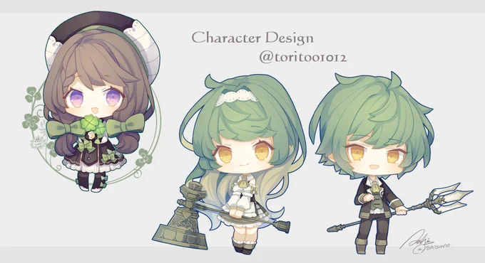 お誕生日おめでとうございました～!お借りしました!Character Design  