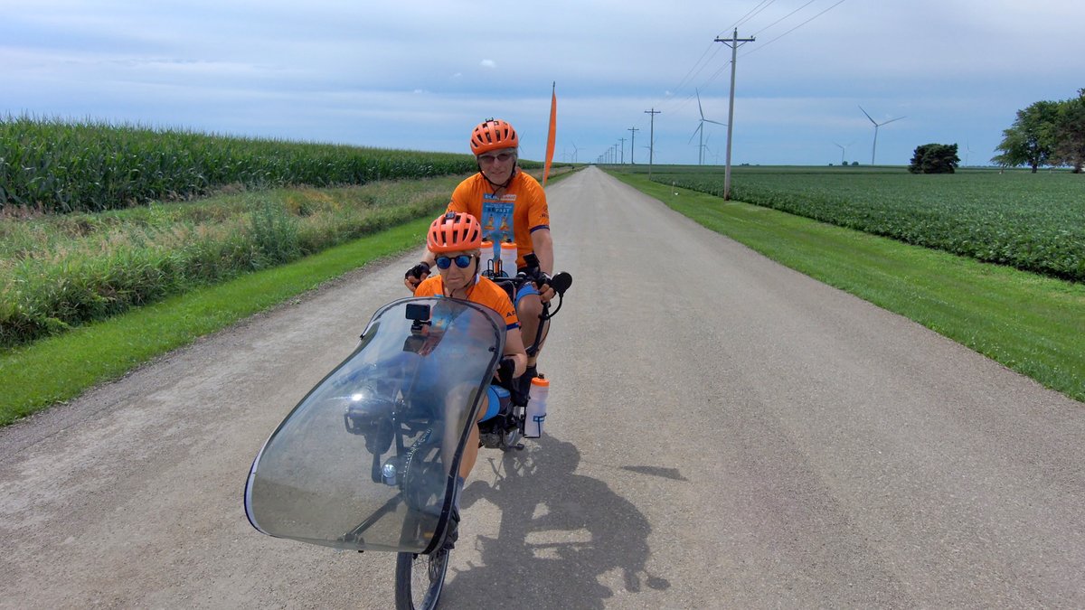 “Look forward, not back” ~ Stroke survivor Debra Meyerson ’79, SM ’80 who led a 4,500-mile, cross-country bike trip to raise stroke awareness @StrokeOnward bit.ly/3MJK3eu #WorldStrokeDay