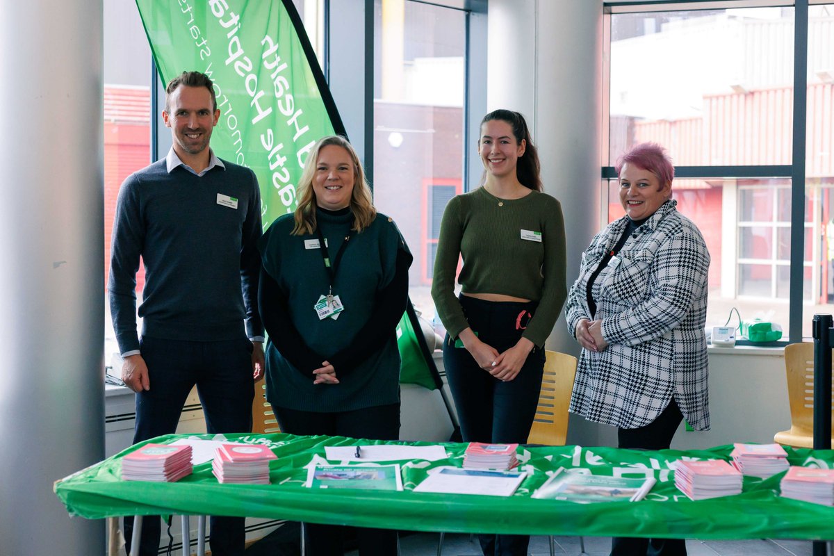 GatesheadFC's tweet photo. 🤝 Our healthcare partner @NuffieldNCL is offering supporters free blood pressure checks and general health discussions at the GIS today!

Visit the stand in the main reception before kick off to have a chat 👇

#WorClub ⚪️⚫️ https://t.co/kYzhYgeddk