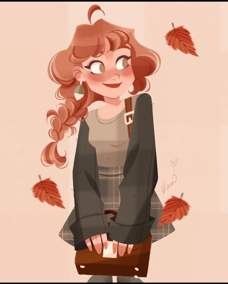Kitai_Art's tweet photo. I know it’s been a long time but I’m back with this #dtiys of @karolinepietrowski. Since autumn is my favorite season I couldn’t resist  drawing her 🍂✨🍁
#illustration #drawing  #characterdesign #digitalart #autumn #fall  #drawthisinyourstyle #cozytimewithkaroline22 https://t.co/gZSU5xUkr1