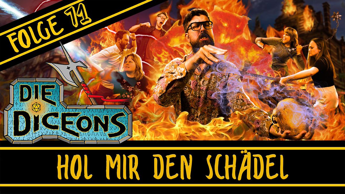 Es wird feurig bei den Diceons! 🔥

Unser neuste Ehrengast ist der wunderbare <a href="/guidoberger/">Guido Berger</a> vom #srf !

Am 30.10 erscheint Folge 71 um 14:00 Uhr auf Youtube.
Seid dabei und findet raus wieso wir alle in Flammen stehen! 🔥🔥🔥

#dnd