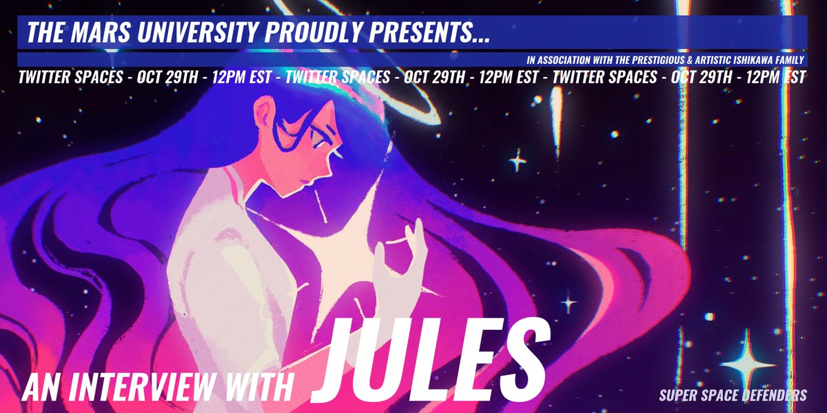 SSDefenders's tweet image. Super Space Spaces 🔊

Quick reminder that today we will be hosting our 4th episode of Super Space Spaces, with the participation of @BlancNFT! ✨

• When: In 3 hours
• Time: 12 PM EST

★ Spaces: