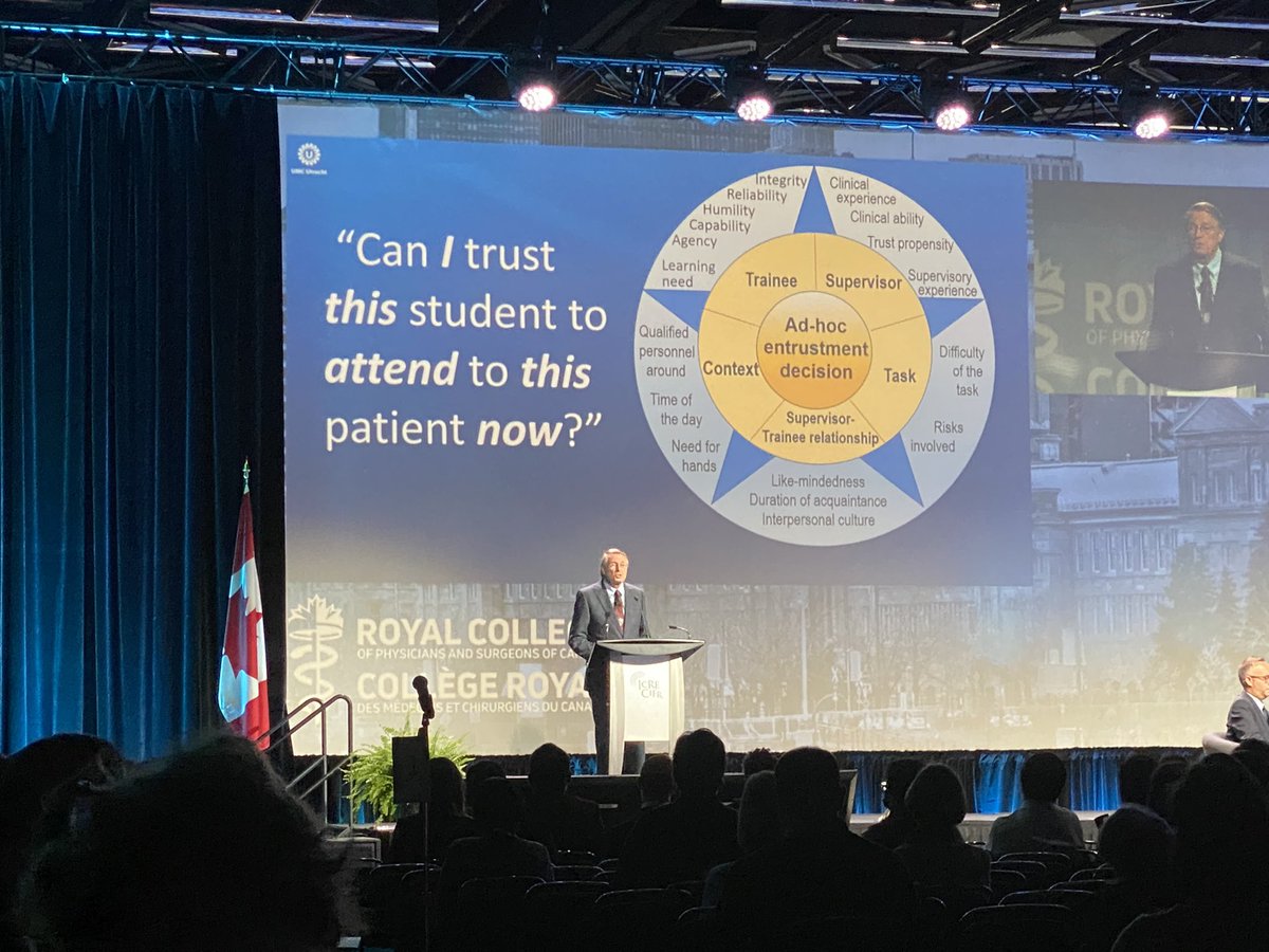 Entrustment is simple, right? @olletencate walking us through the process #ICRE2022 #EPA #MedEd