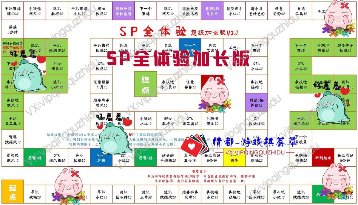 成人游戏棋—SP全体验plus版 喜欢的关注我哦  还有我的大号 <a href="/magic556677/">情都-游戏棋荟萃&定制</a>  #SP游戏棋 #sp #纸质飞行棋 大集合
