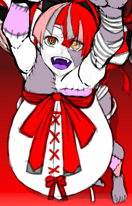 完成する前のラフが残っていたので、それと共に。
Along with the rough sketch that was left before it was completed. 