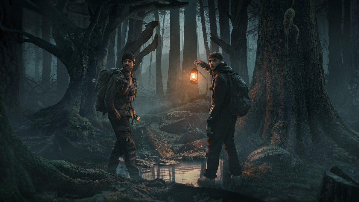 Inoxtag's tweet photo. Dormir une Nuit dans la forêt la plus hantée d’Europe 👻 @legrandjd 

Vidéo: https://t.co/VeFzGlhyR6 https://t.co/E8M7E9kcs2