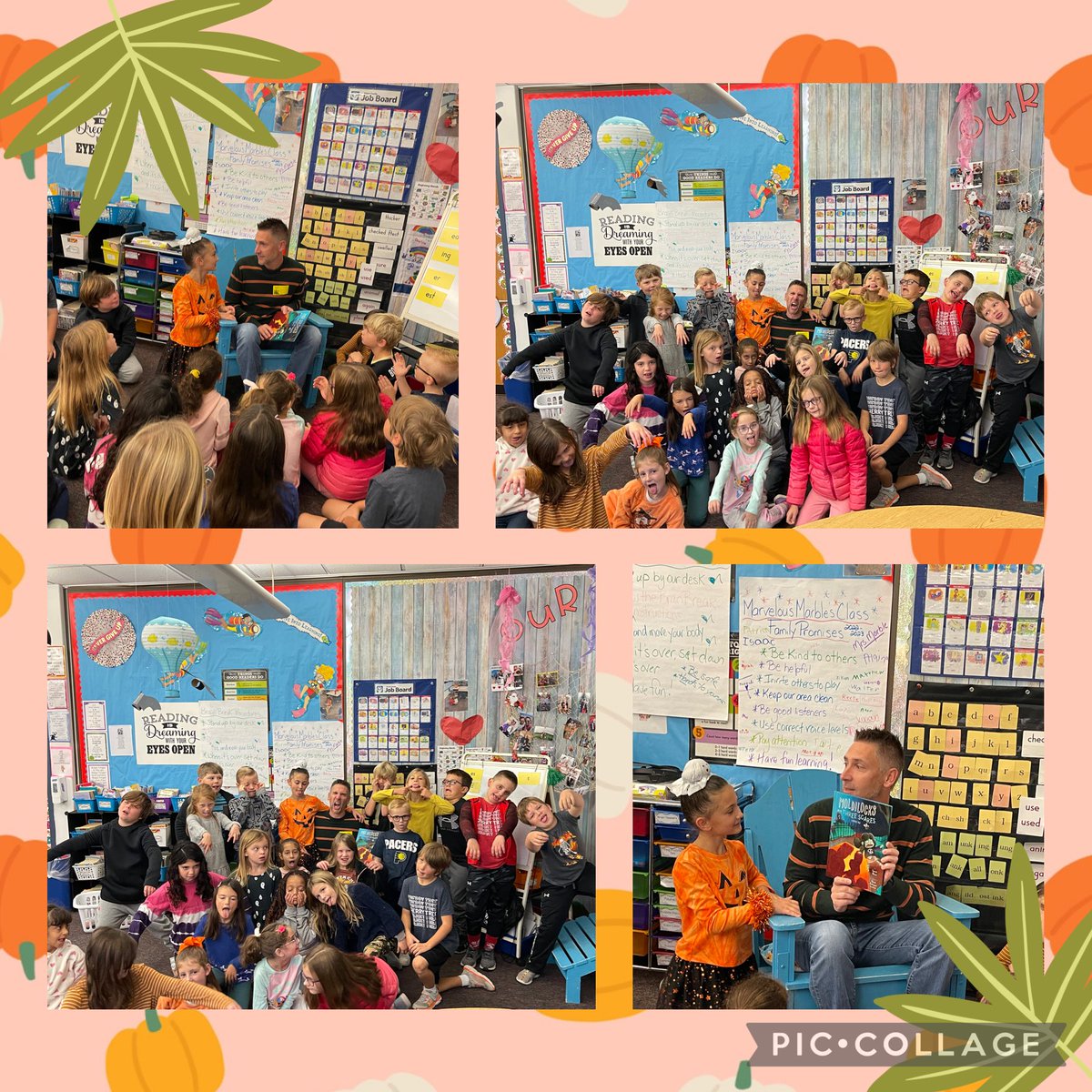 Thank you to our wonderful Mystery Reader ⁦<a href="/DaveWineberg/">Dave Wineberg</a>⁩ for your time and for reading us such a fun book! We appreciate you!🍒📚🎉