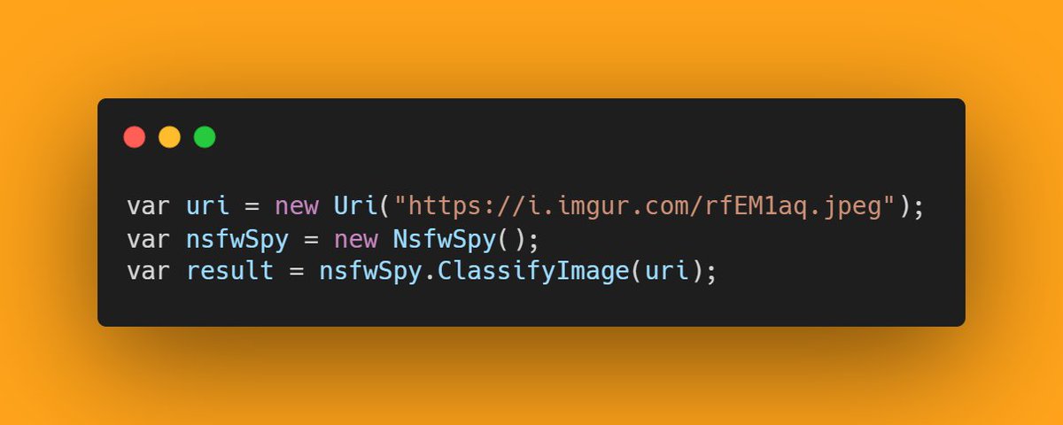 nsfw_spy's tweet image. Secure your application's user generated images with as little as 3 lines of code.
#imageclassifier #startup #javascript #dotnet