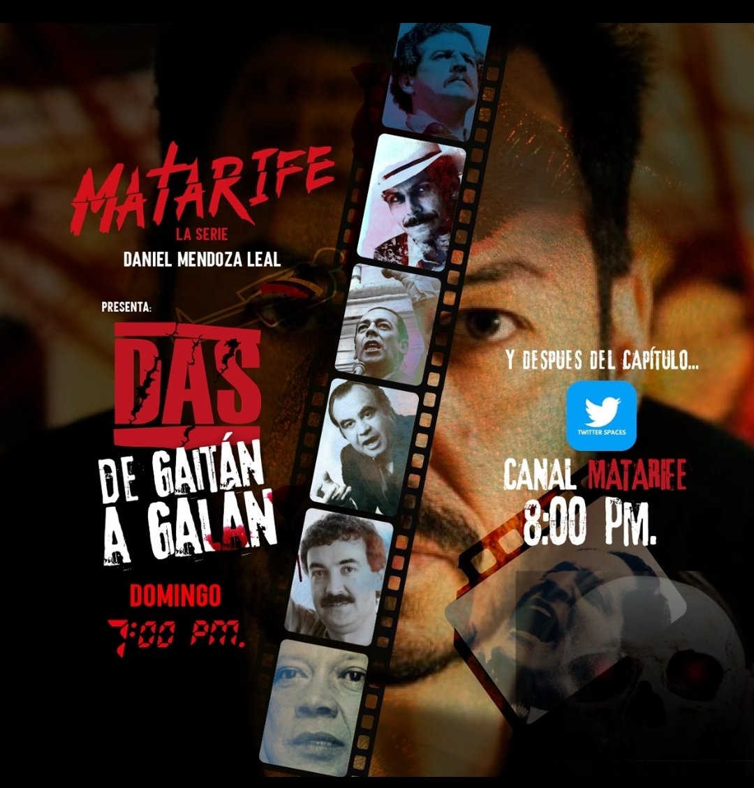 ElQueLosDELATA's tweet photo. Mañana Matarife. Ep 8 Temp3. Inicios del DAS, que en la Presidencia de Álvaro Uribe, desde Palacio, determinó masacres, asesinatos selectivos y magnicidios.
Llegan 5 episodios sobre el DAS. Domingo 7 PM. A las 8, espace aquí mismo.
Pido un Retwit. Nada Mas
https://t.co/uIh4YEQror https://t.co/7jgx5LP4DI