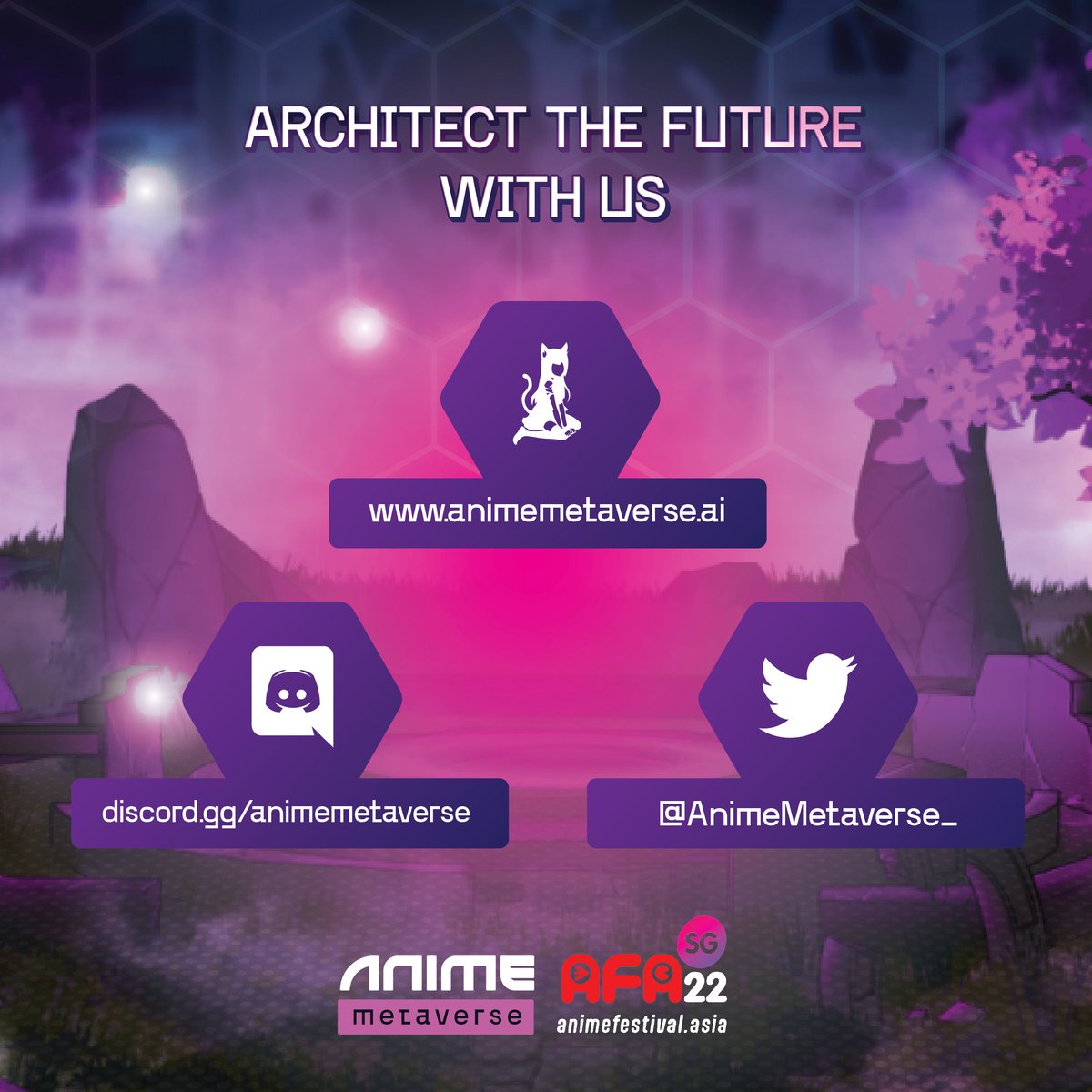 animefestasia's tweet image. 🎪 #AFASG22 Exhibitors 🎪

@AnimeMetaverse_  joins the festivities this November!

A publishing &amp;amp; licensing company focused on building anime, manga &amp;amp; dorama in Web3, find out more at their booth!

📅 Exhibition Only tickets available from 11 Nov (Fri), 12PM