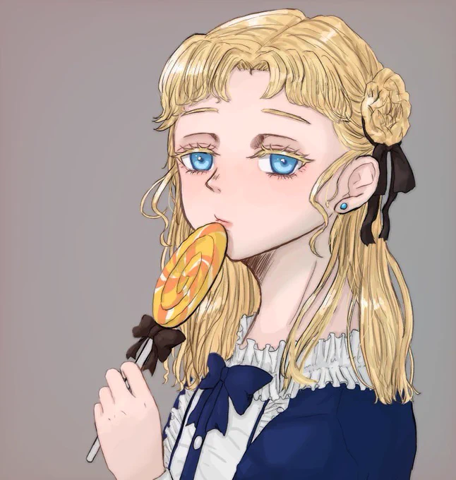 鼓さん (  ) のところの英国本丸幼女審神者ちゃん描かせてもらったー!!かわいいし描いてて楽しかった ありがとうございました!!! 