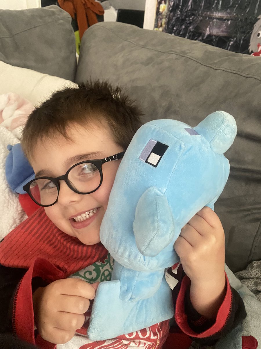 Thanks to <a href="/eurekamuseum/">Eureka! Museum</a> for posting back Freddie’s Minecraft dolphin after he left it at the museum on Wednesday! He’s so happy 💙